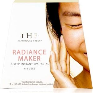 💄HP💄Farmhouse Fresh Organics & Naturals Radiance Maker 3-step Spa Facial